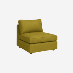 1 Seater Armless Nero - Helloilmare